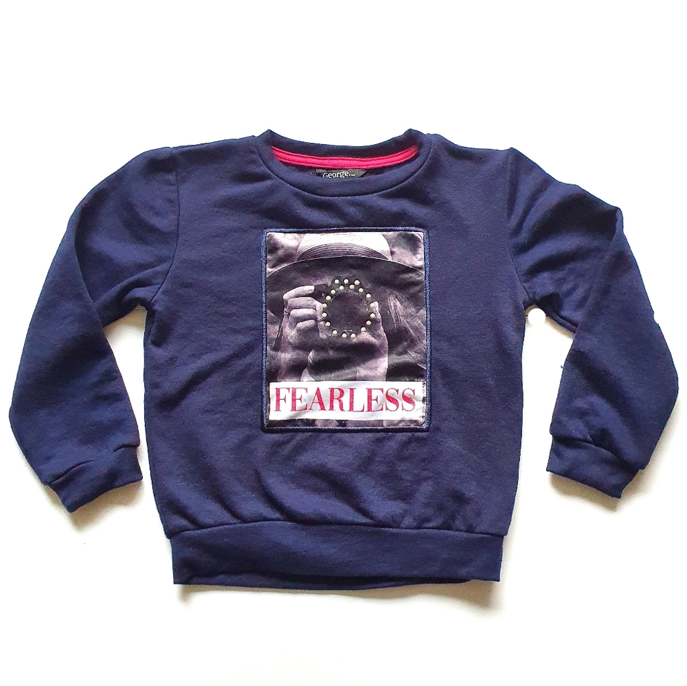 🤑Small (size 6) George Black Fashion Girl Sweater